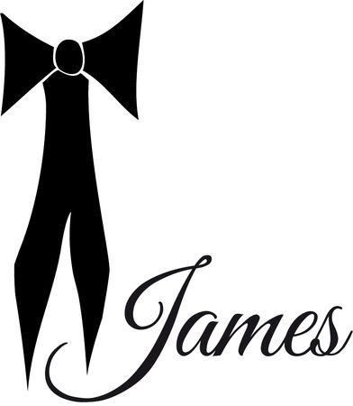 "James" Tischbegleiter Logo